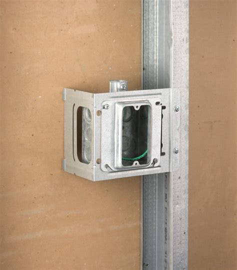 junction box stud bracket|c6 electrical box bracket.